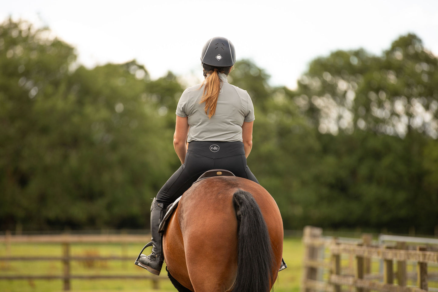 Black Riding Leggings