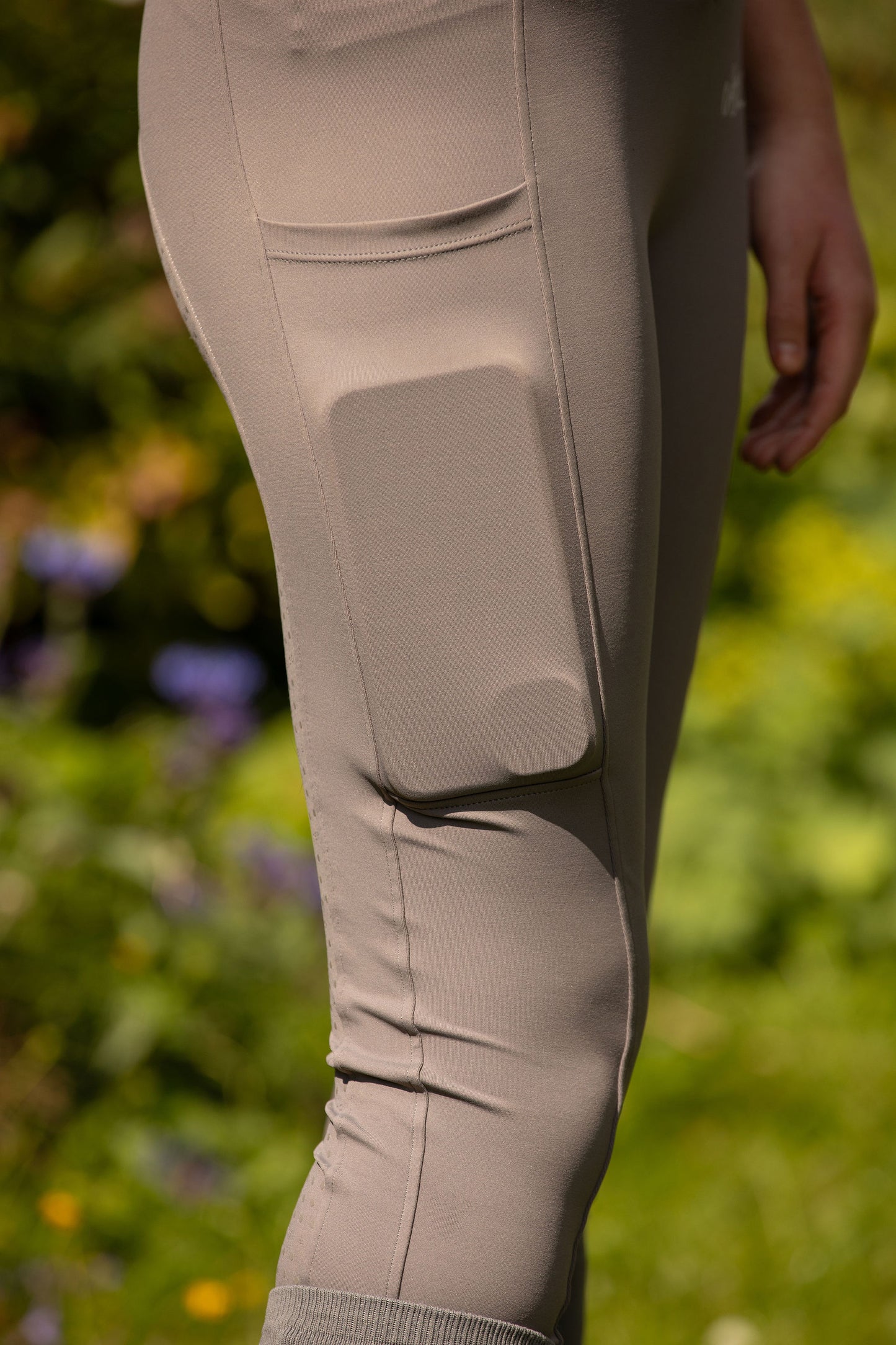 Grey Riding Leggings