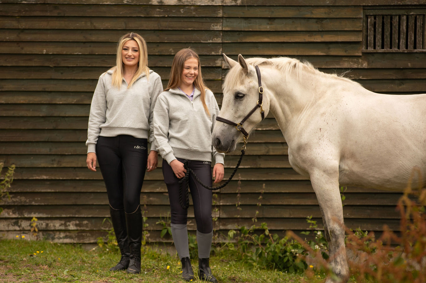 Grey Quarter Zip Jumper